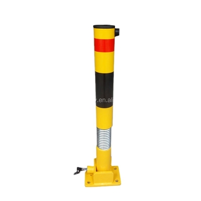 Outdoor Fixed Yellow Car Security Parking Security Car Parking Locks Bollard Locks For Parking