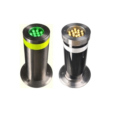 Strong And Durable 304 Low Price Automatic Retractable Bollard With High Security Led Light